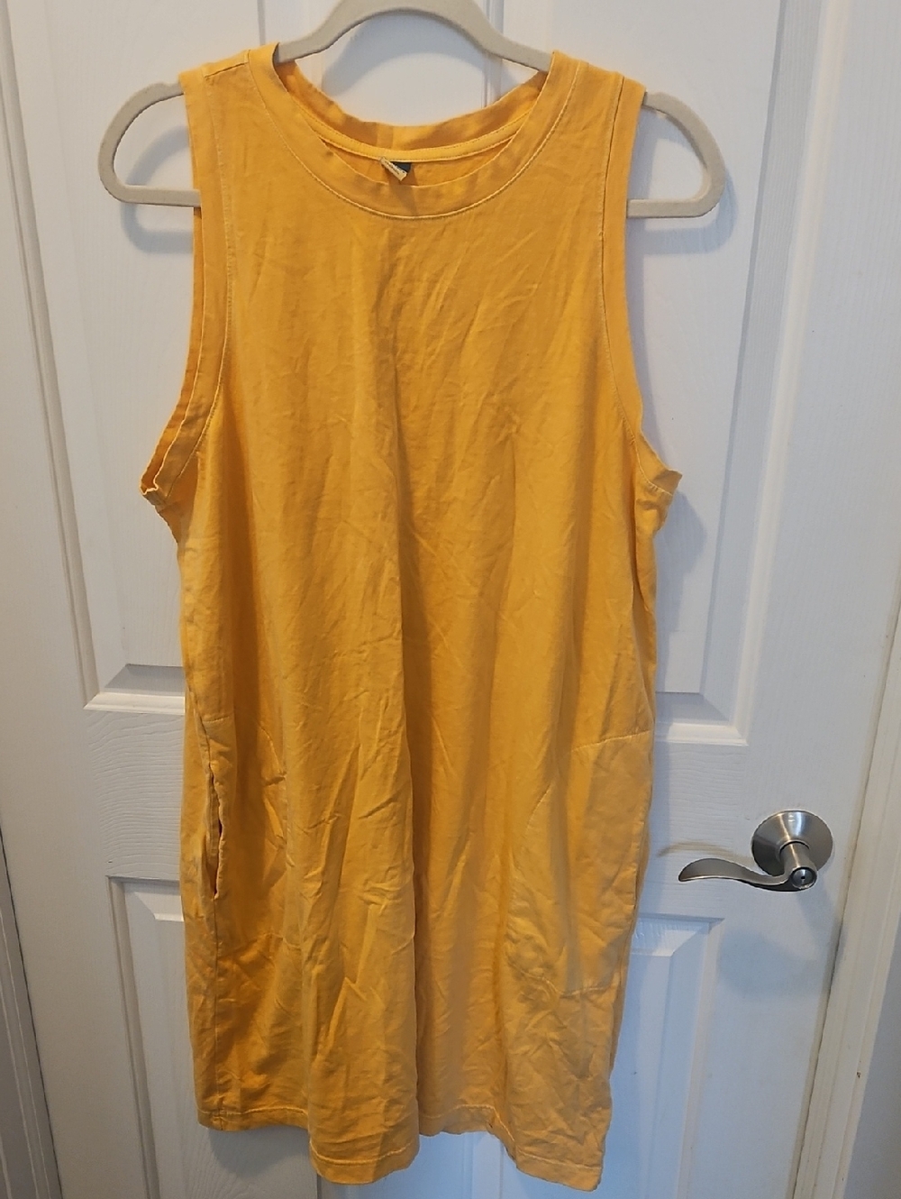 Old Navy Tshirt Dress CoverUp - Bright Orange/Yellow